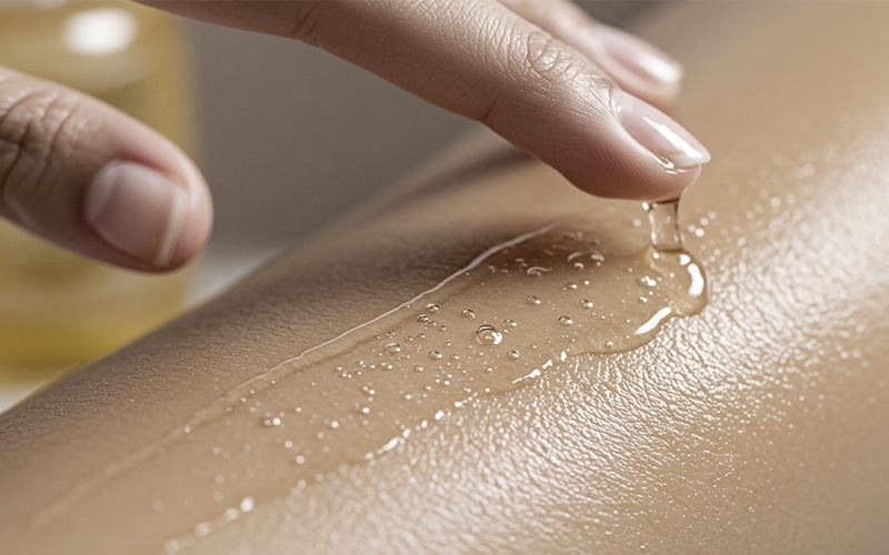 オーセンティックオイル塗布イメージ